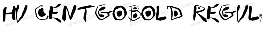 Hu_CentGoBold Regula字体转换